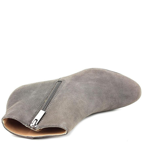 Alfani Sicilla Mid Heel Booties Grey Suede 10M - Picture 3 of 5